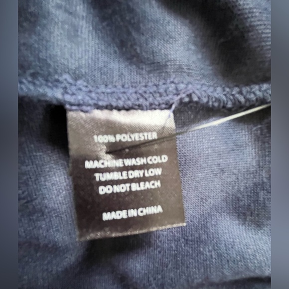 Cynthia Rowley size L Navy Long Sleeve Sheath Dress velour. NWT - Picture 9 of 12